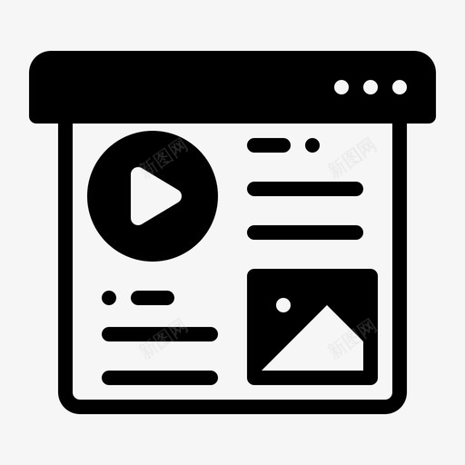 网页内容主页登陆页svg_新图网 https://ixintu.com 网页 内容 主页 登陆 网站 搜索引擎 营销
