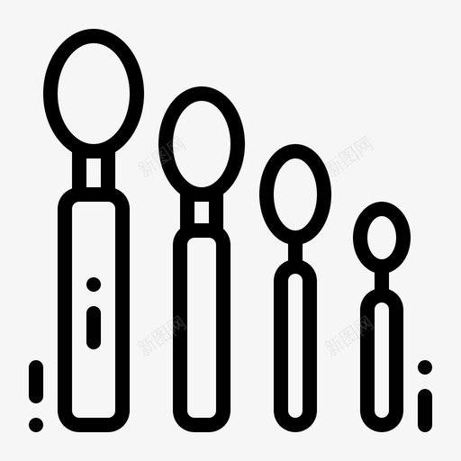 量勺厨房用具svg_新图网 https://ixintu.com 量勺 厨房用具
