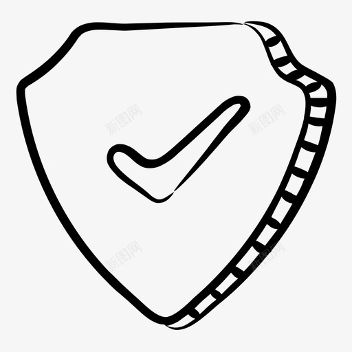 防病毒盾防护防护盾svg_新图网 https://ixintu.com 防病毒 防护 安全 购物 商业 线图 图标 集合