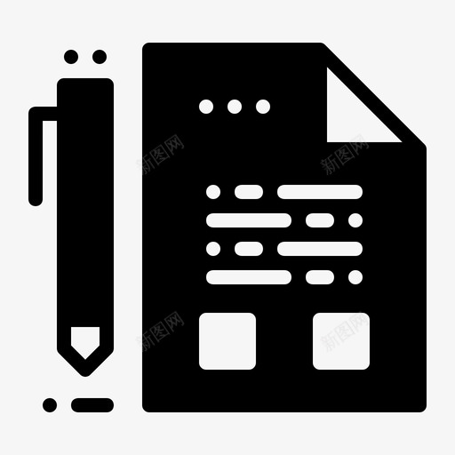 合同签署协议业务svg_新图网 https://ixintu.com 合同 签署 业务 协议 写作 解决方案