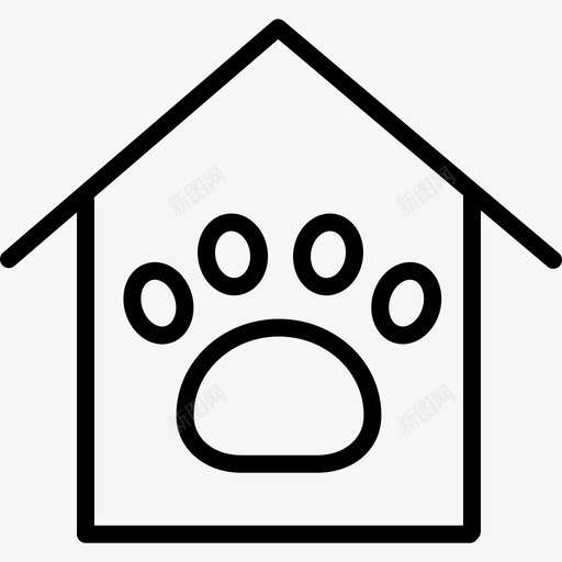 宠物旅馆寄宿猫旅馆svg_新图网 https://ixintu.com 宠物 旅馆 寄宿 兽医