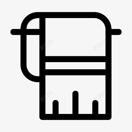 毛巾浴巾布料svg_新图网 https://ixintu.com 布料 毛巾 浴巾 卫生用品 餐巾 酒店用品