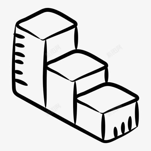 直方图条形图数据分析svg_新图网 https://ixintu.com 图表 直方图 条形图 数据分析 信息 统计 线图 图标 收集