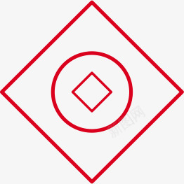 中国风辅助图形0029形状12红色png免抠素材_新图网 https://ixintu.com 中国 国风 辅助 图形 形状 红色