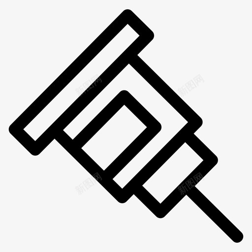 别针标签地图svg_新图网 https://ixintu.com 别针 标签 地图 标记 地点 标志 学校教育