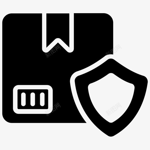 包裹保护盒子保护包裹安全svg_新图网 https://ixintu.com 包裹 保护 安全 盒子 快递 运输安全 购物 商业 图标 收集