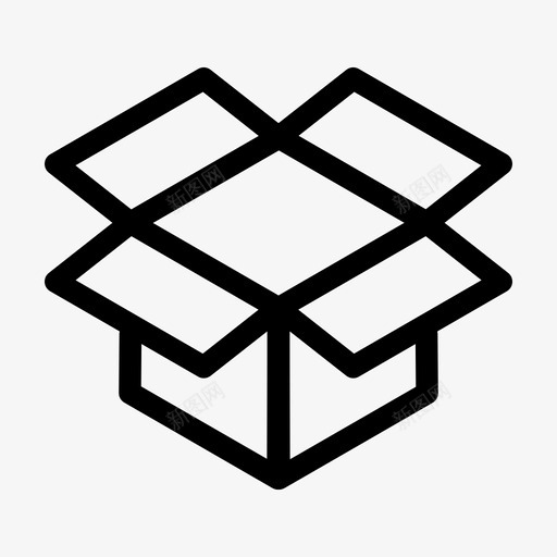 内容盒子交货svg_新图网 https://ixintu.com 盒子 内容 交货 外包装 家族 企业