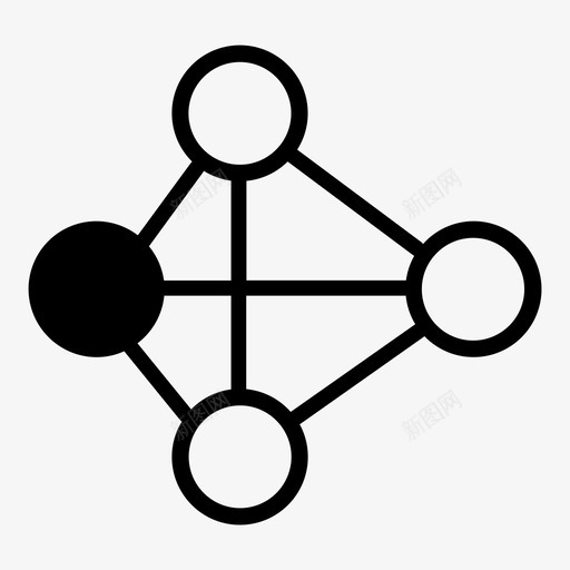 分子图表连接svg_新图网 https://ixintu.com 分子 图表 连接 数据 节点 散点图 业务 技术
