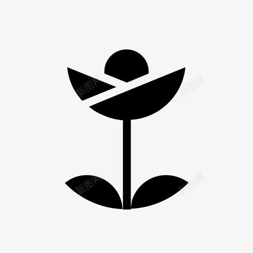 郁金香花春天svg_新图网 https://ixintu.com 郁金 郁金香 香花 春天 复活节 雕文