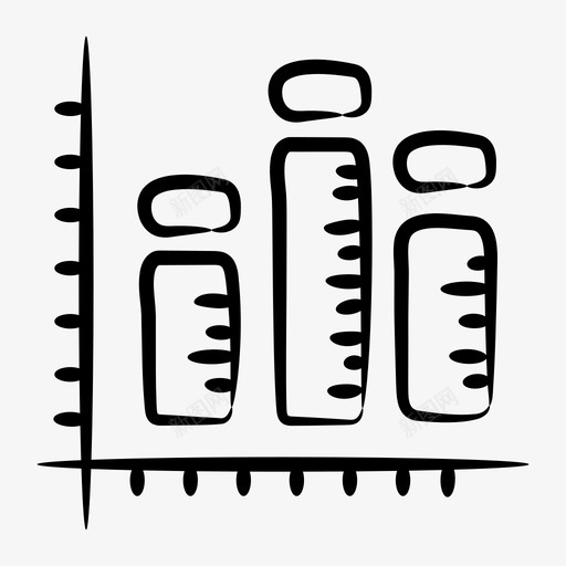条形图数据分析信息图svg_新图网 https://ixintu.com 条形图 图表 数据分析 信息 统计 线图 图标 集合