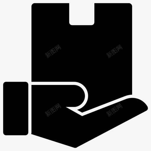 交货箱手svg_新图网 https://ixintu.com 装运 交货 货箱 手包 包装 标志 标志符 符号