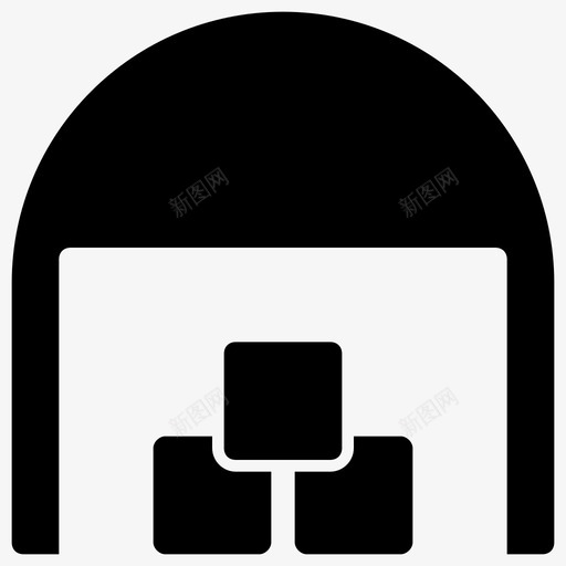 仓库交货包装svg_新图网 https://ixintu.com 运输 仓库 交货 包装 图示