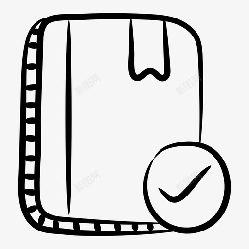 书签书带检查书签svg_新图网 https://ixintu.com 书签 书带 检查 验证 正宗 美元 线图 图标 收藏