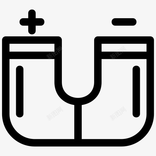 磁铁吸引铁svg_新图网 https://ixintu.com 磁性 磁铁 吸引 金属 学校教育