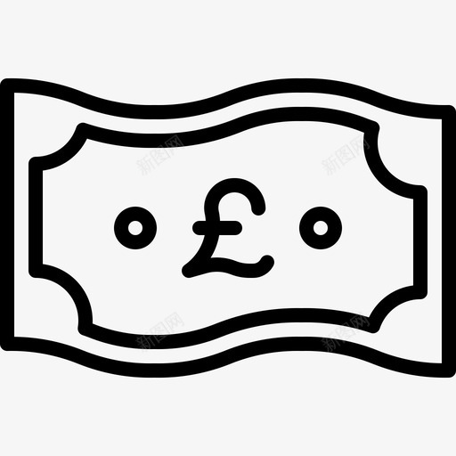 英镑货币金融svg_新图网 https://ixintu.com 货币 英镑 金融 付款