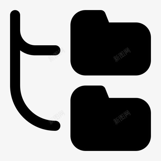 文件夹层次结构内容列表svg_新图网 https://ixintu.com 文件夹 结构 层次 内容 列表 图示