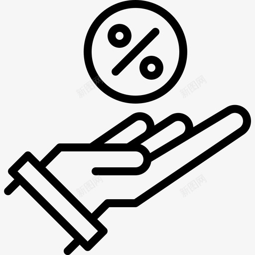 手折扣商务百分比svg_新图网 https://ixintu.com 手折 扣手 折扣 商务 百分比 销售 电子商务 线路