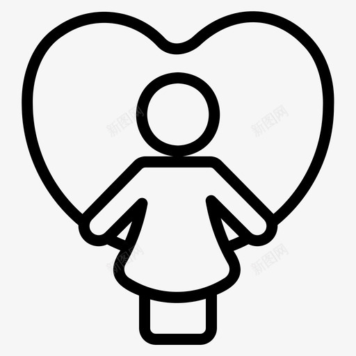 女人爱女人节svg_新图网 https://ixintu.com 女人 爱女 人爱