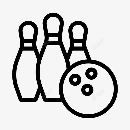 保龄球球爱好svg_新图网 https://ixintu.com 爱好 保龄球 别针