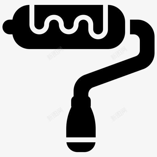 油漆辊油漆工修理工svg_新图网 https://ixintu.com 油漆 油漆工 修理工 劳动节 雕文