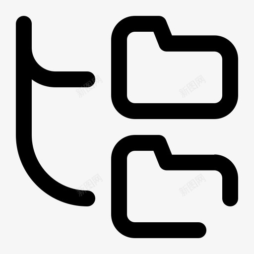 文件夹结构内容层次结构svg_新图网 https://ixintu.com 文件夹 结构 内容 层次 列表 大纲 中断
