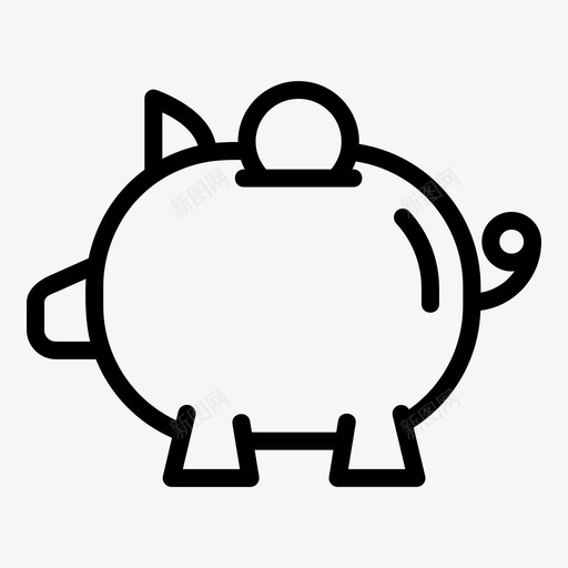 小猪银行金融钱svg_新图网 https://ixintu.com 小猪 银行 金融 钱储蓄 储蓄 用户界面