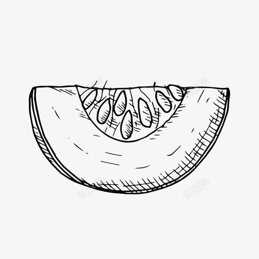 南瓜片食物收获svg_新图网 https://ixintu.com 南瓜 瓜片 食物 收获 蔬菜