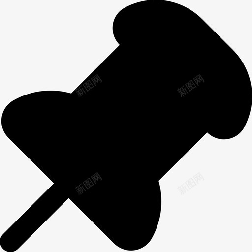 图钉连接安全图钉svg_新图网 https://ixintu.com 图钉 连接 安全 用户界面 图示