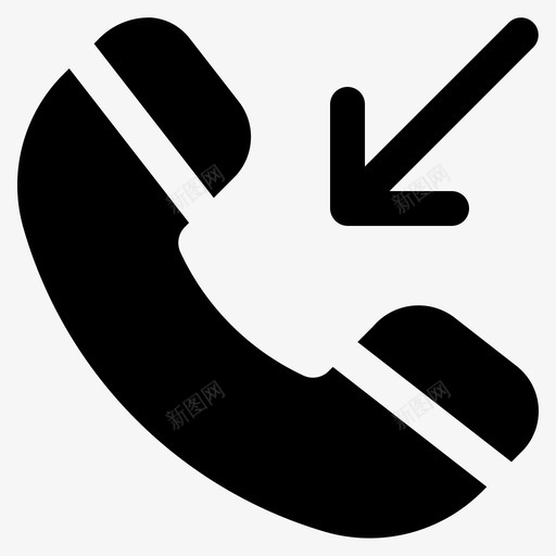 传入呼叫通信用户界面图示符visvg_新图网 https://ixintu.com 传入 呼叫 通信 用户界面 图示