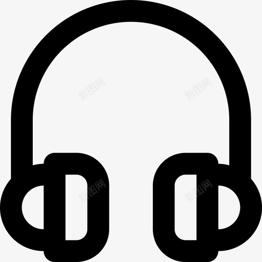 耳机音频电子svg_新图网 https://ixintu.com 耳机 音频 电子 声音 技术 用户界面 大纲