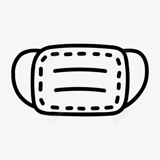 医用口罩流感防护svg_新图网 https://ixintu.com 医用 口罩 流感 防护 病毒