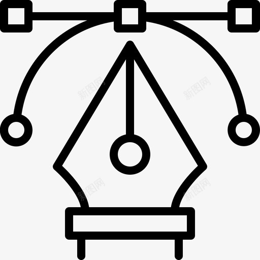 笔工具艺术设计svg_新图网 https://ixintu.com 工具 艺术设计 图形设计 思路