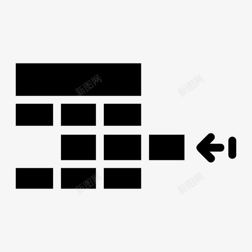 插入列文档行svg_新图网 https://ixintu.com 插入 入列 文档 行表 应用程序 实体