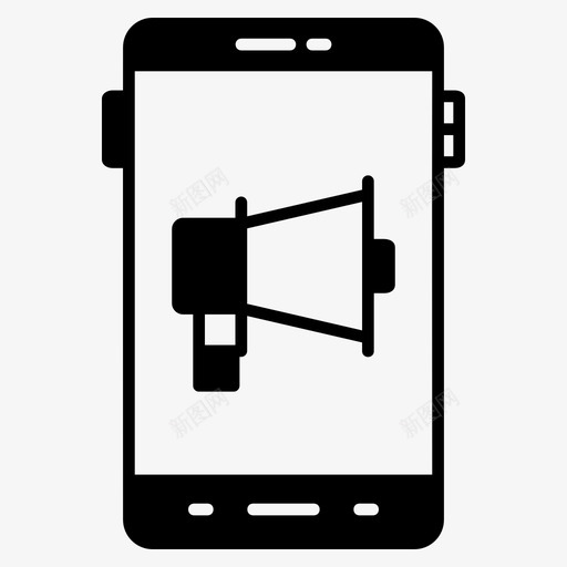 移动营销设备互联网svg_新图网 https://ixintu.com 营销 移动 互联网 设备 推广 实线