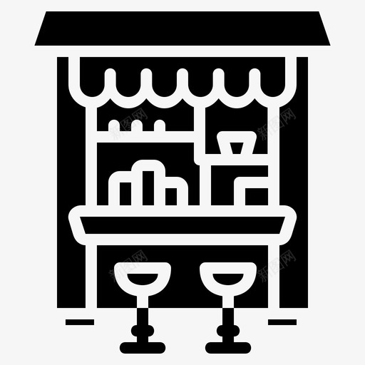 小吃摊商店摊位svg_新图网 https://ixintu.com 小吃摊 摊位 商店 网上购物