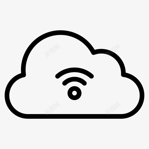 云存储互联网网络svg_新图网 https://ixintu.com 存储 互联网 网络技术 联网