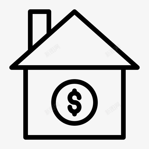 投资房屋金钱svg_新图网 https://ixintu.com 投资 房屋 金钱 财产 不动产 概述