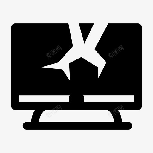 坏了的电脑崩溃错误的电脑svg_新图网 https://ixintu.com 电脑 坏了 了的 崩溃 错误