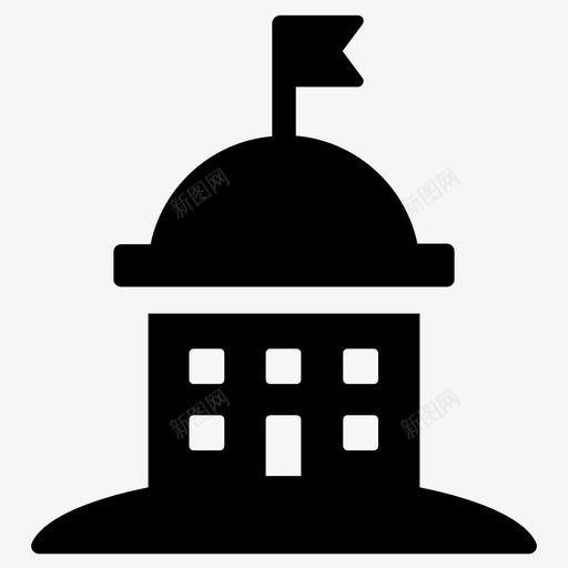 州国会政府svg_新图网 https://ixintu.com 国会 政府 政府办 办公楼 参议院 美国
