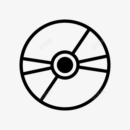 光碟光碟只读存储器dvdsvg_新图网 https://ixintu.com 光碟 轮廓 只读 存储器