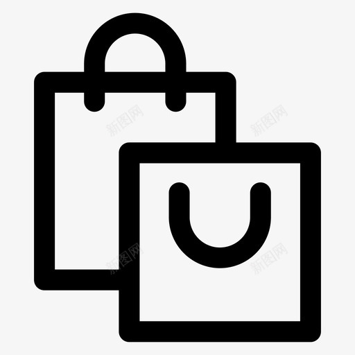 购物袋礼品电子商务用户界面svg_新图网 https://ixintu.com 购物袋 礼品 电子商务 用户界面