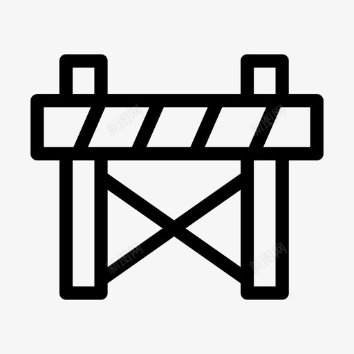 路障建筑危险svg_新图网 https://ixintu.com 路障 建筑 危险 栅栏 警戒线