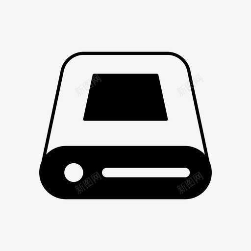 硬盘备份到磁盘硬盘驱动器svg_新图网 https://ixintu.com 硬盘 驱动器 备份 磁盘 轮廓 图示