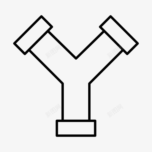 三通管水暖配件水暖设备svg_新图网 https://ixintu.com 三通 水暖 配件 设备 管道工