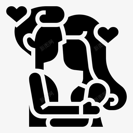 拥抱男朋友情侣svg_新图网 https://ixintu.com 情人 拥抱 男朋友 情侣 女朋友