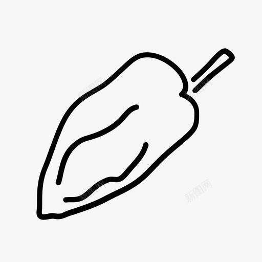 波布拉诺胡椒农场食品svg_新图网 https://ixintu.com 布拉 胡椒 农场 食品 蔬菜