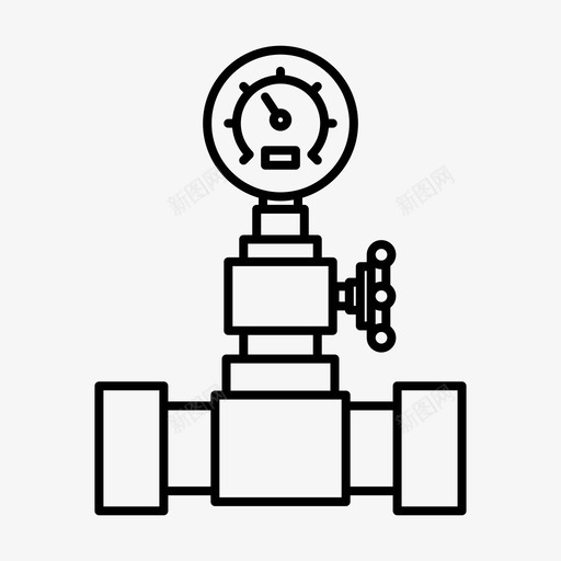 压力表测量仪器给排水设备svg_新图网 https://ixintu.com 压力表 测量仪器 给排水 设备 管道工