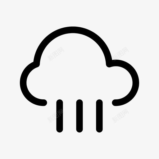 雨预报雨季svg_新图网 https://ixintu.com 天气 预报 雨季 季节