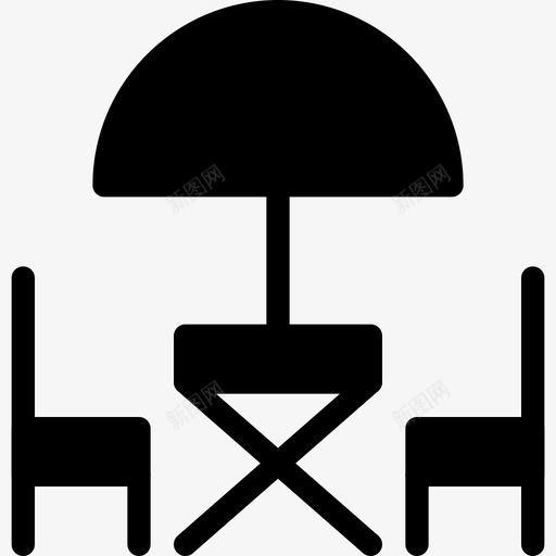 餐桌度假休闲svg_新图网 https://ixintu.com 暑假 餐桌 度假 休闲 放松 假期