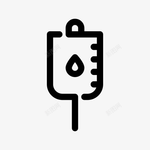 输液滴健康医院svg_新图网 https://ixintu.com 输液 医院 健康 医药 图林
